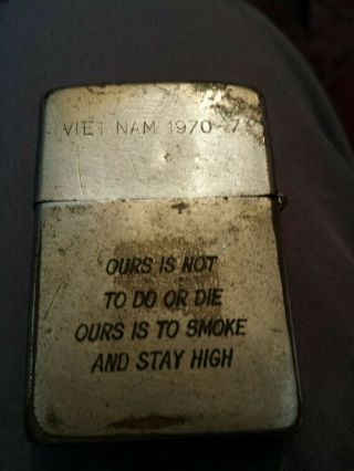 Vietnam War 1969 - 1970 - 1971 Zippo Lighter 2