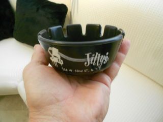 vintage jilly ' s plastic ashtray - n.  y.  c 4 1/4 