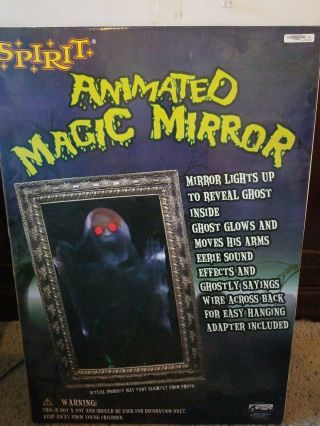 Spirit Halloween Animated Magic Mirror Ghost