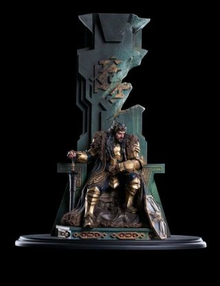 Weta The Hobbit King Thorin On Throne 1/6 Scale Statue