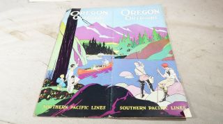 1928 Oregon Outdoors Southern Pacific Railroad Travel Brochure Booklet