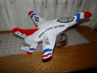 United States Air Force Usaf Thunderbirds Plush Airplane Aircraft 16 " Long