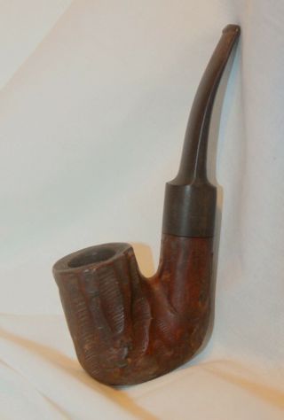 Vintage Old Mariner Imported Brier Oom Paul Smoking Pipe Pre Owned