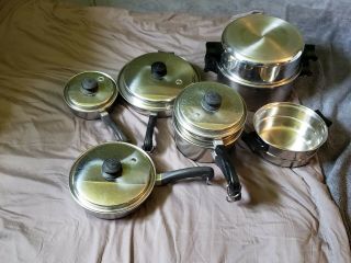 Saladmaster T304s Stainless Steel Cookware Set 12 Piece Set