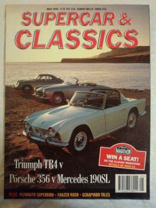Supercar Classics - May 1991 - Triumph Tr4 V Porsche 356 V Mercedes 190sl