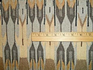 Tightly Woven NAVAJO NAVAHO Indian Rug/Weaving.  Nine Female Yeis.  NR 6