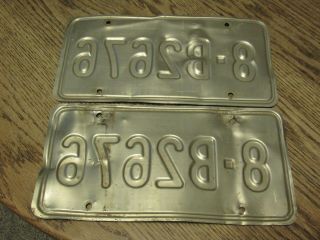 1976 Nebraska License Plates 8 - B2676 with 1984 tags (FC - 536) 2