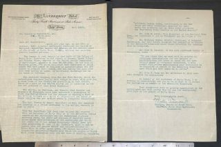 Puerto Rico 1919 Letter To C.  Vanderbilt,  Support For Pr Earthquake Commission