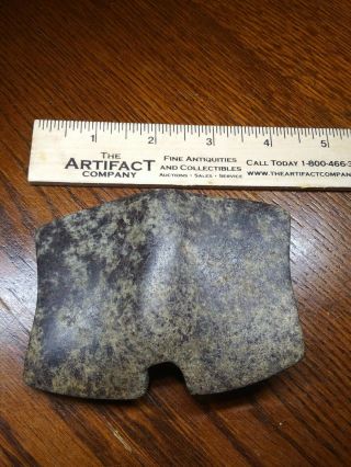 Indian Artifact G10 Fine Archaic Winged Bannerstone Great Patina Color - Il