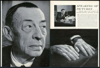 1943 Sergei Rachmaninoff 6 Final Photo Vintage Print Article