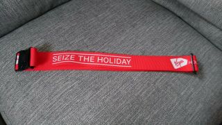 Last One Virgin Holidays Atlantic Airline Plane Seize The Holiday Luggage Strap