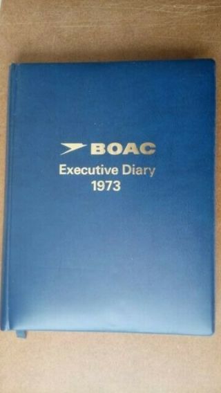 B.  O.  A.  C 1973 Executive Diary 26 X 20 Cm