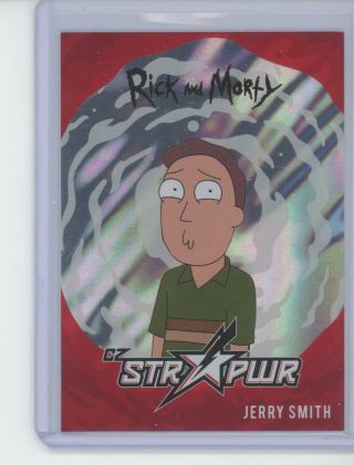 Cryptozoic Rick And Morty 2 Jerry Smith Red Str Pwr Sp Insert Sp3