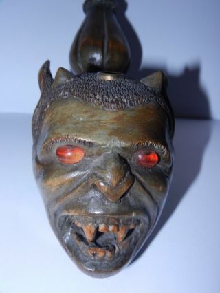 Rare Soviet Russian Demon Smoking Pipes old tobacco pipe devil hell monster 2