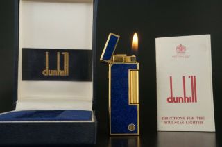 Dunhill Rollagas Lighter - Orings Vintage W/box 811