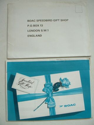 1969 Boac Airline Gift Brochure Inc Peggy Nisbet Dolls