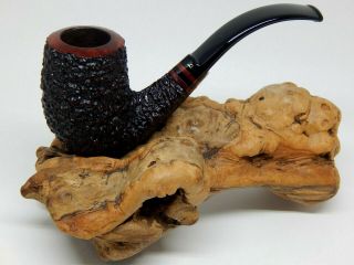 Becker (fritz) Big Rusticated 3/4 Bent Billiard - Made By The Patriarch,