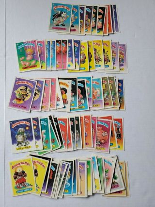 1985 Garbage Pail Kids Os1 Complete Set 82 41a/41b Cards Most Matte Some Glossy