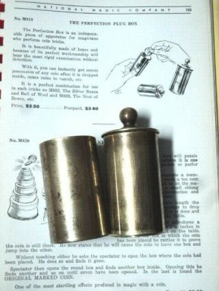 Vintage Perfection Plug Box National Magic Ca 1940 