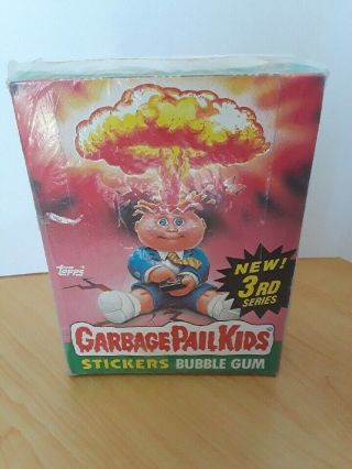 Garbage Pail Kids Cards Mib 1 Box Series 3,  1 Box Series 4,  & 1 Box Series 5.