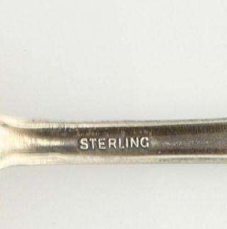 Souvenir Spoon Mexico 47th State 1912 - Sterling Silver Vintage Collectors 4