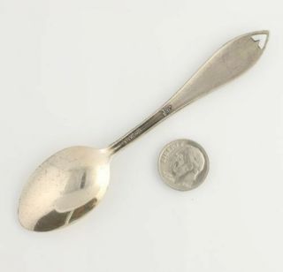 Souvenir Spoon Mexico 47th State 1912 - Sterling Silver Vintage Collectors 5