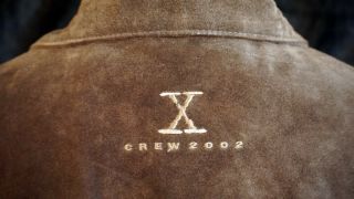 X - Files Crew Jacket Suede Season 9 Mulder Scully X