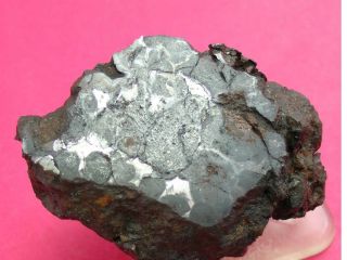 Sericho Pallasite Meteorite - 86.  7 Gram Polished End Cut