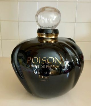 Christian Dior Poison Giant Factice Perfume Counter Display Bottle Huge 12 " Tall