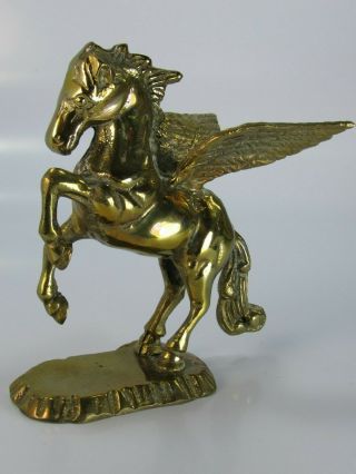 Vintage Solid Brass Pegasus Winged Flying Horse 30014