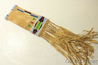 Blackfoot Indian Beaded Pipe Bag - Circa 1920 