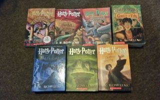 Harry Potter Complete Book Paperback Book Set Great Set - Bid Today