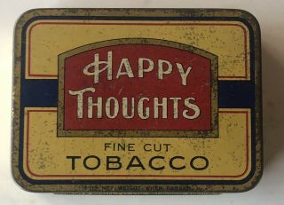 2oz Happy Thoughts Tobacco Tin Dudgeon & Arnell Melbourne