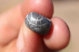 Gibeon Meteorite Skull 4.  8 grams ETCH 5