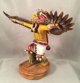 Hopi Red Tail Hawk Kachina By Henry Naha 2