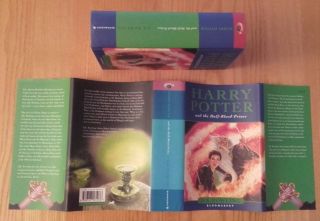 Very Rare Blue Spine Jacket Harry Potter And The Half - Blood Prince 1st Edition