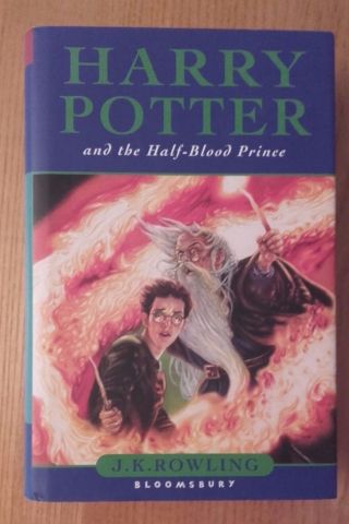 Very Rare Blue Spine Jacket Harry Potter and the Half - Blood Prince 1st Edition 3