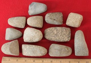 (12) Neolithic Stone Celts Group 4