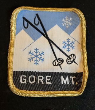 Gore Mountain Vintage Nos Skiing Ski Patch York Travel Souvenir