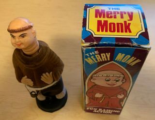 The Merry Monk Vintage Adult Novelty Gag Gift Boxed 1970’s Rare