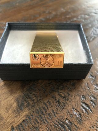 1980’s fine barley Dunhill Rollagas angled flame pipe lighter. 5
