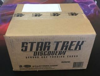 Star Trek Discovery Season 1 Trading Cards 12 - Box Case (rittenhouse 2019)