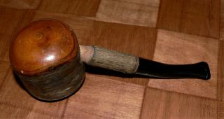 Antique Cherry Wood Tobacco Pipe.  Unsmoked. 2