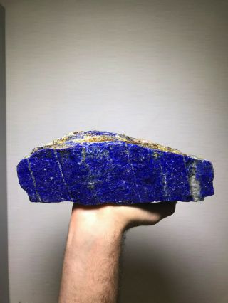 AAA TOP QUALITY SOLID LAPIS LAZULI ROUGH 20.  5 LB - FROM AFGHANISTAN 2