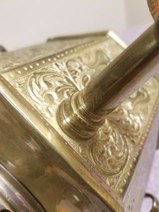Highly Decorative Brass Imperial Russian Samovar with Tray - Nikita Boulyguine 2