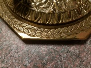 Highly Decorative Brass Imperial Russian Samovar with Tray - Nikita Boulyguine 7