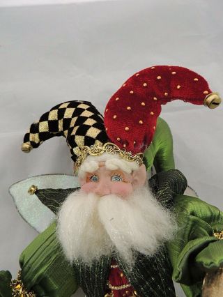 Mark Roberts Santa Fairy Jester 15 " (not Counting The Hat)