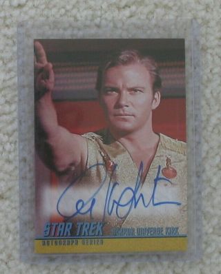 2009 Star Trek Tos Card A199 Autograph Auto William Shatner