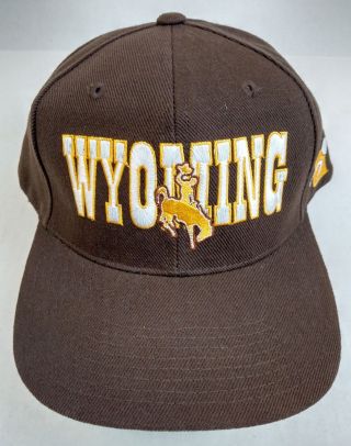 Wyoming Cowboys Baseball Cap Hat Brown One Size Adjustable Sports Specialties