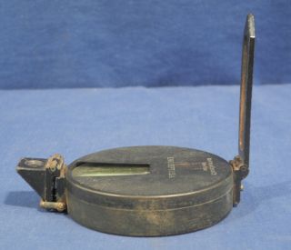 Vintage Keuffel,  Esser Co.  Land Surveyor Survey Compass in Orig.  Leather Case 4
